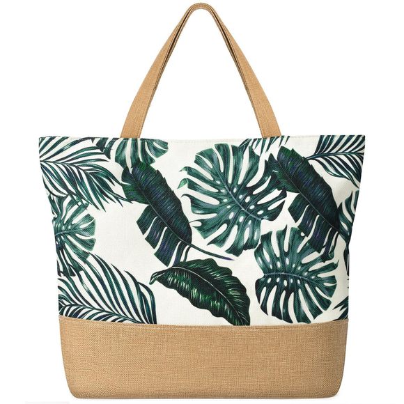 Beach Bag, Large Beach Tote Bags With Zier, Woven Straw Tote :| - Picture 1 of 8